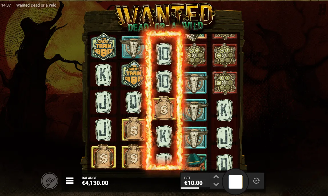 Wanted Dead or a Wild Slot